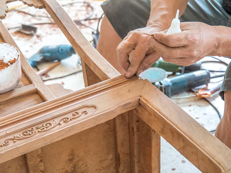 武清旧家具翻新改色怎么做