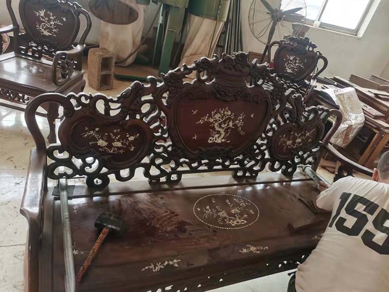 武清旧红木家具保养